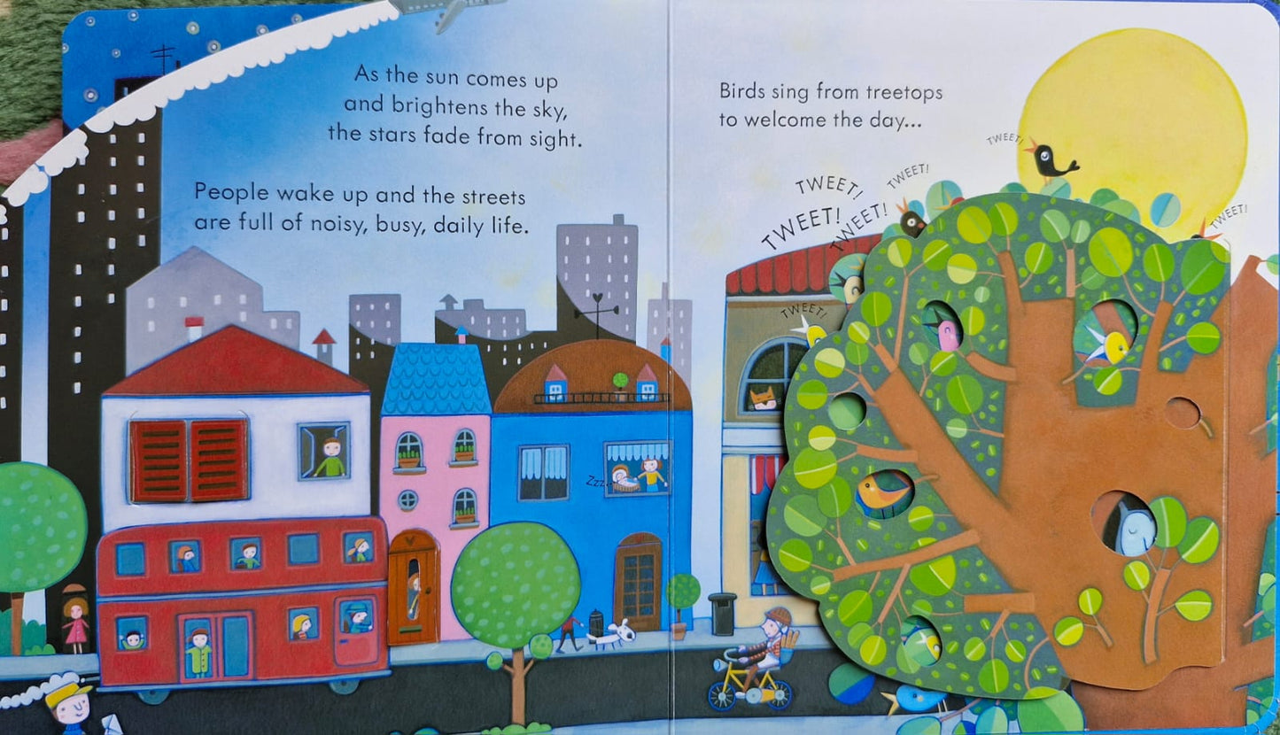 Peep inside night time