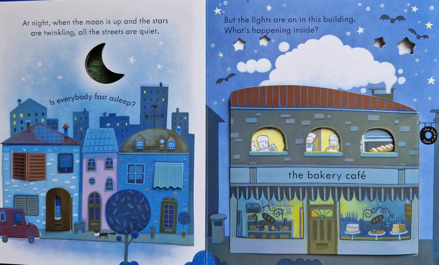 Peep inside night time